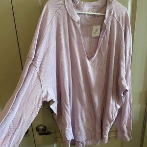 Free People Waffle Long Sleeve